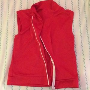 Red dance costume vest